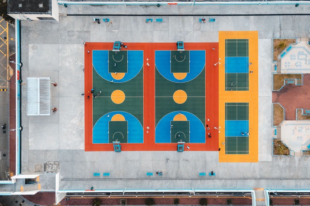 dimensions terrain de basket